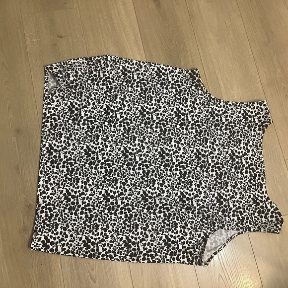 Talb's Black and White Leopard Print Sleeveless Top 3X - Picture 11 of 12